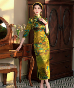 Qipao|Chinese-style cheongsam