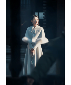 [One City, A Sigh of Reminiscence] Wool Embroidered Double-Sided Coat Set