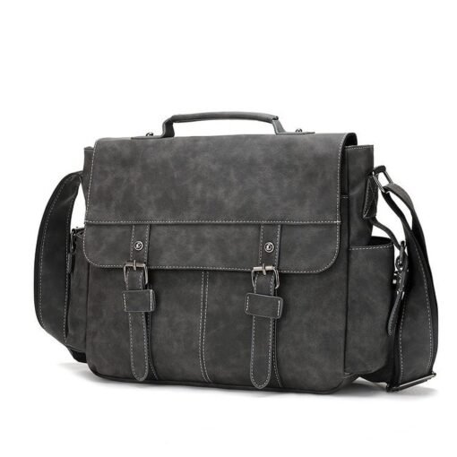 Xeie Thuk Men's Crossbody Bag-grey