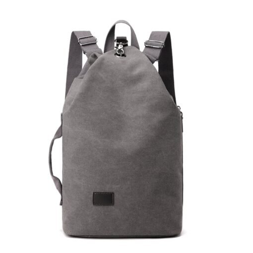 Xeie Thuk Canvas Men's Business Backpack-grey