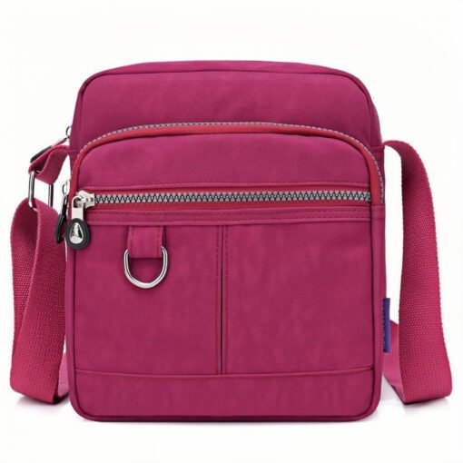 Xeie Thuk Women's Nylon Multicolor Crossbody Bag-Grape purple